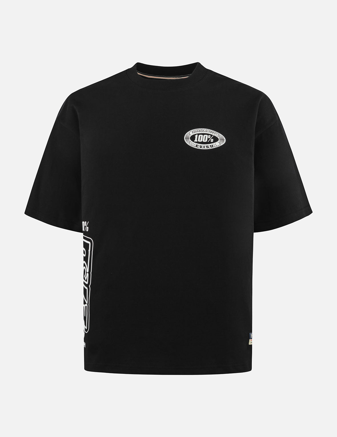 Logo and Daicock Print Loose Fit T-Shirt